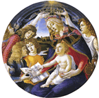 Madonna of the Magnificat, 1481-5, Galleria degli Uffizi, Florence
